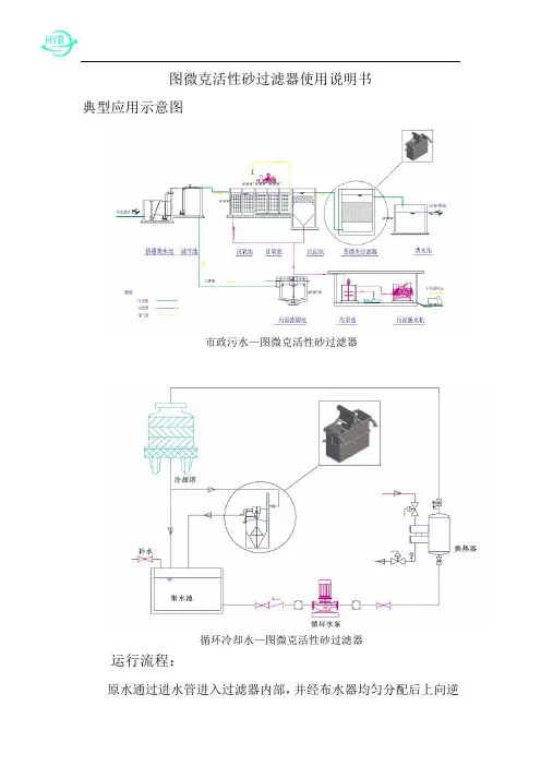 图微克活性砂过滤器使用说明书