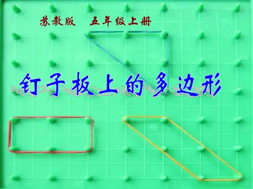 钉子板上的多边形ppt课件