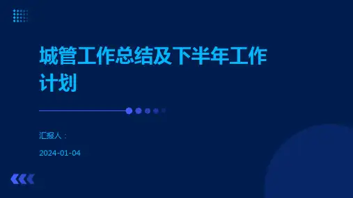 城管工作总结及下半年工作计划