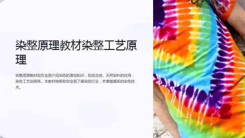 染整原理教材染整工艺原理