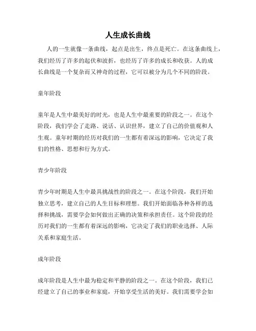 人生成长曲线
