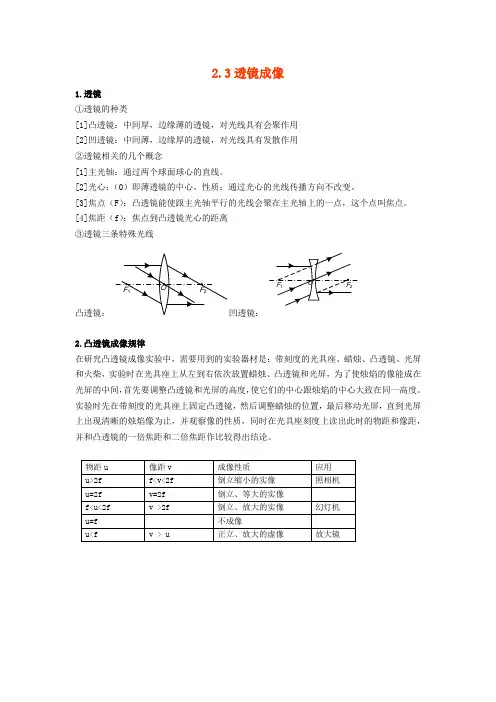 沪教版（上海）物理 八年级上册 各课同步知识点清单（12份）