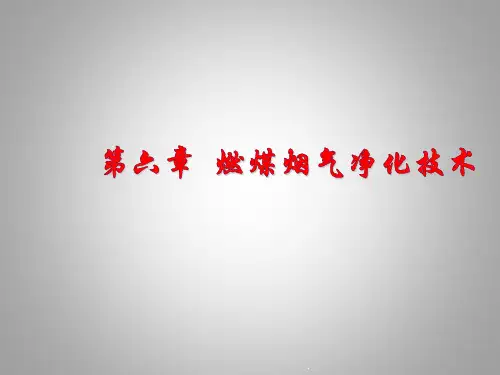 第六章 燃煤烟气净化技术PPT优质课件