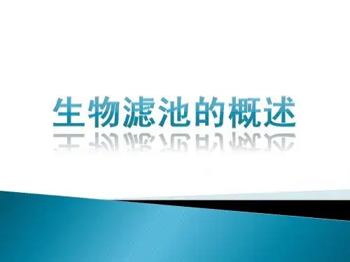 生物滤池的概述