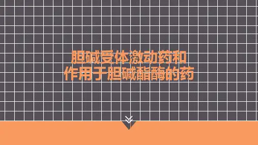 《药理学》教学课件 第6章 胆碱受体激动药和作用于胆碱酯酶的药