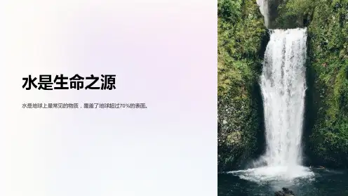 《自然界中的水》课件