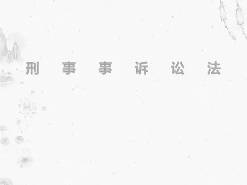 自考《刑事诉讼法》00243重点复习密训-教材知识点提取总结课件