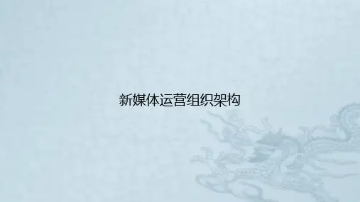 新媒体运营组织架构