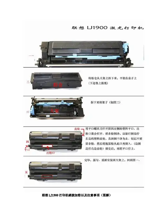 联想LJ1900加粉