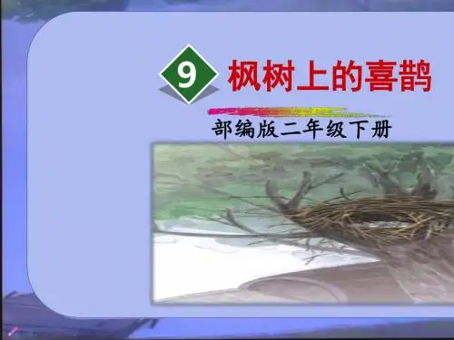 人教部编版枫树上的喜鹊  课件(共26张PPT)