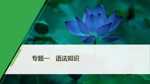 (江苏专版)2020版高考英语大二轮复习专题1语法知识第五节交际用语与习惯用语课件牛津译林版