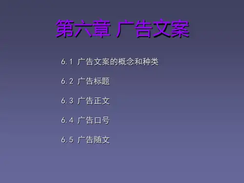 第六章 广告文案.ppt