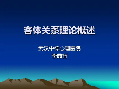 客体关系理论概述