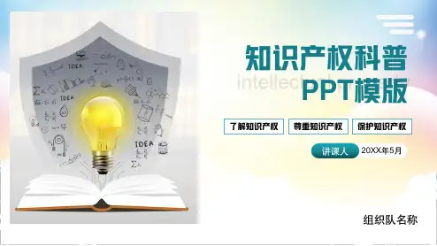 知识产权科普PPT模版