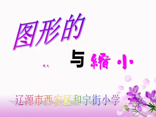 六年级下册数学课件-图形的放大与缩小-人教版 (1)(共33张PPT)