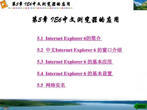Internet技术及其应用教程_第5章