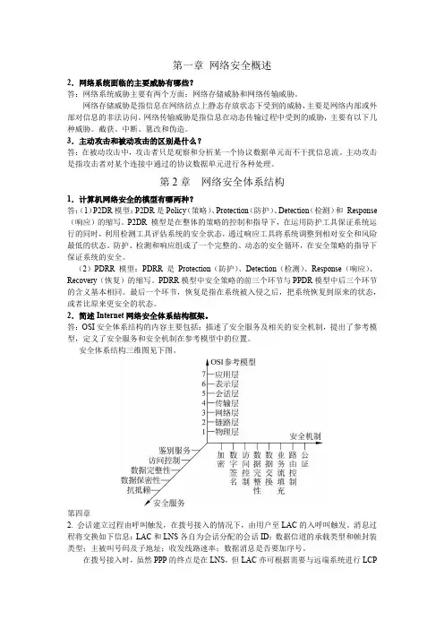 网络与信息安全复习资料