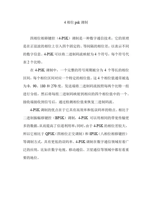4相位psk调制