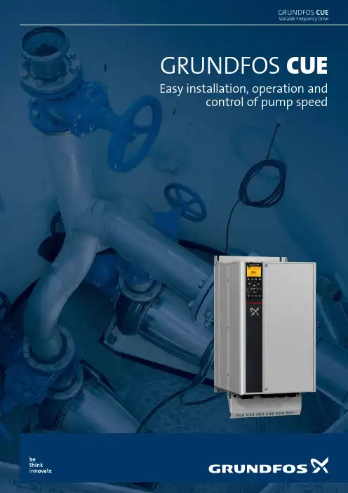 GRUNDFOS CUE变频驱动器 说明书