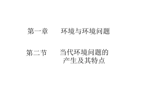 高中地理人教版课件：当代环境问题的