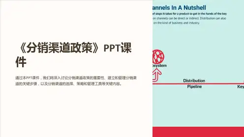 《分销渠道政策》课件