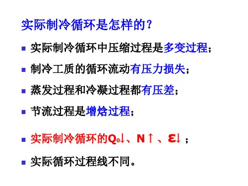 制冷与空气调节ppt课件