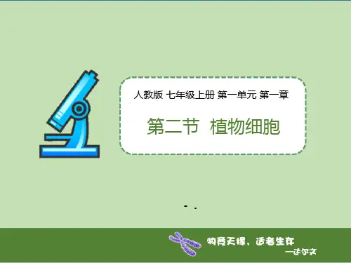 《植物细胞》PPT优秀课件