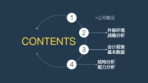 PPT模板简洁风公司财务部门年终总结财务分析数据统计报告