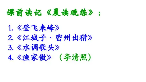 中考一轮文言文复习《桃花源记》课件(共38张ppt)