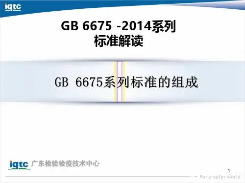 6675 -2014系列标准解读-格式可转换编辑