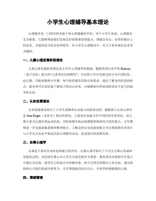 小学生心理辅导基本理论
