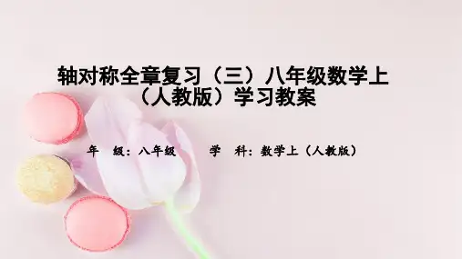 轴对称全章复习(三)八年级数学上(人教版)学习教案