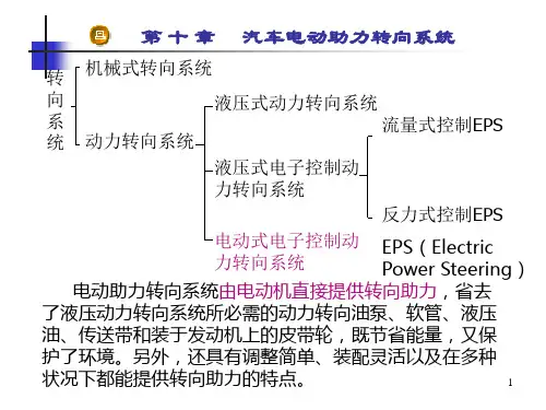 (专)第十章 汽车电动助力转向系统