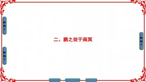 高中语文选修先秦诸子选读(人教版)课件 第5单元 《庄子》选读 第5单元-二