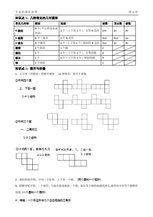 丰富的图形世界(精选及答案-值得收藏)