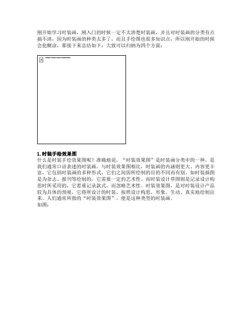 服装设计图入门教程