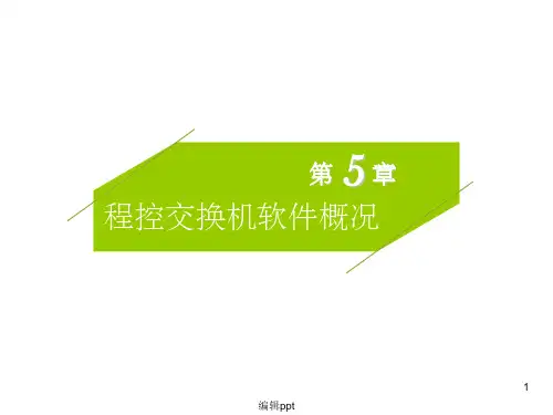 程控交换机软件概况