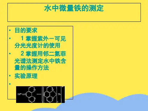 饮用水中微量铁的测定(“吸收”相关文档)共6张