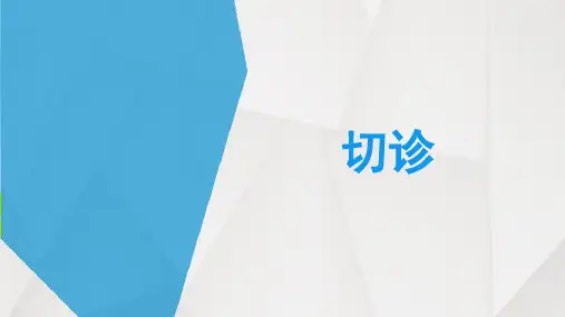 切诊PPT