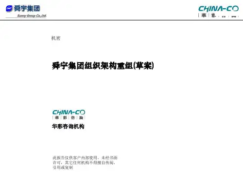某某集团组织架构重组(ppt 331页)