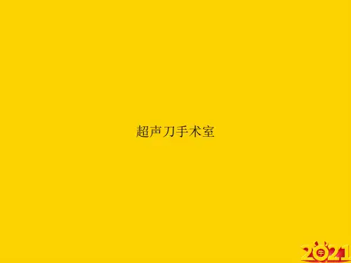 超声刀手术室ppt正式完整版