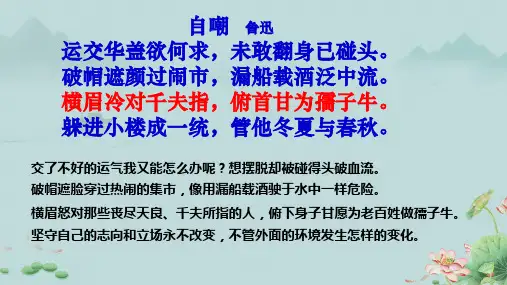 《藤野先生》ppt课件