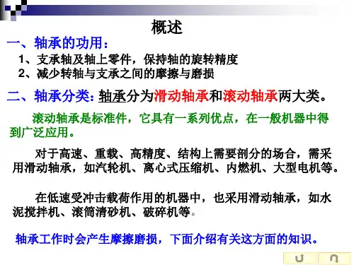 滑动轴承原理