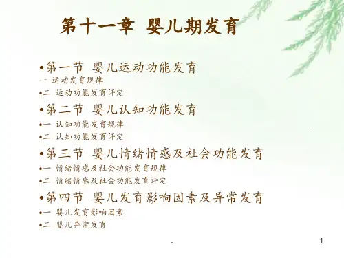 婴幼儿粗大运动发育(1)PPT课件