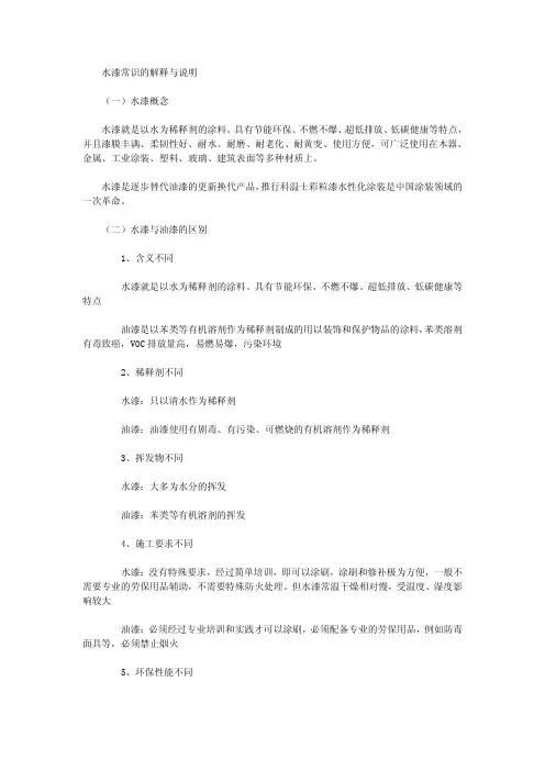 什么是水性漆