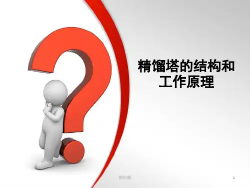 精馏塔的结构和工作原理(简版专享)