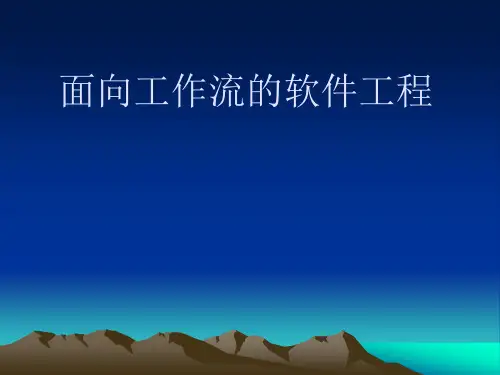 面向工作流的软件工程