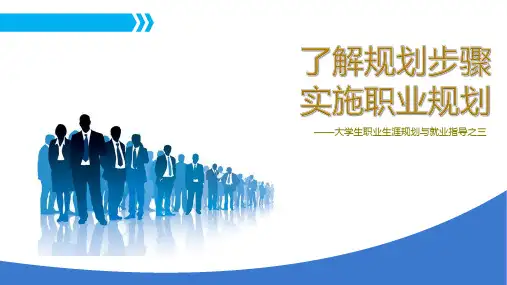《大学生职业生涯规划与就业指导》第三章