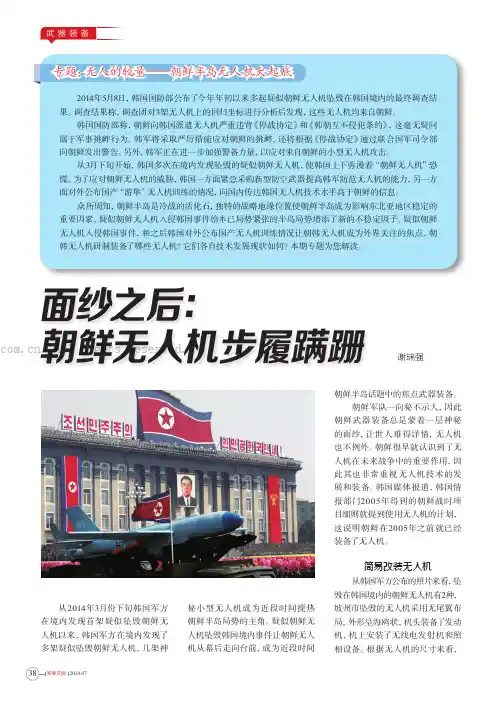 面纱之后：朝鲜无人机步履蹒跚