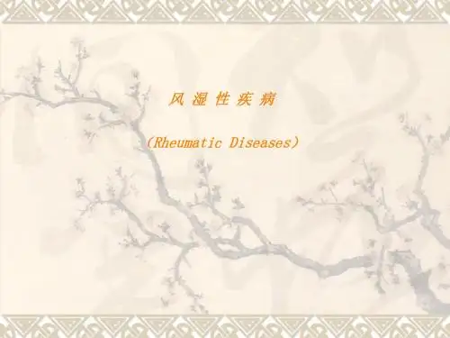 风湿性疾病PPT课件